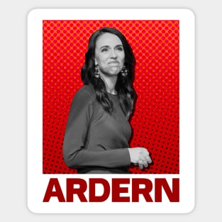 Jacinda Ardern - Labour - New Zealand Politics Sticker